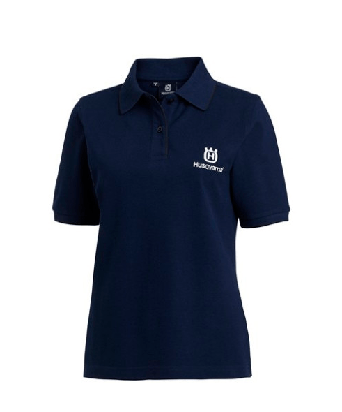 Polo shirt, navy - Lady S en el grupo Productos forestales y para el jardín de Husqvarna / Husqvarna Ropa de trabajo/equipo / Ropa de trabajo / Accesorios con GPLSHOP (1016379-48)