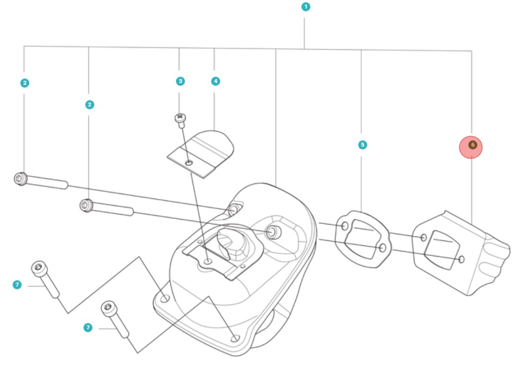 Silenciador Deflector de Calor 60C 5018145-01 en el grupo con GPLSHOP (5018145-01)