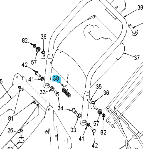 Muelle de puerta Brillante en el grupo con GPLSHOP (5033321-01)