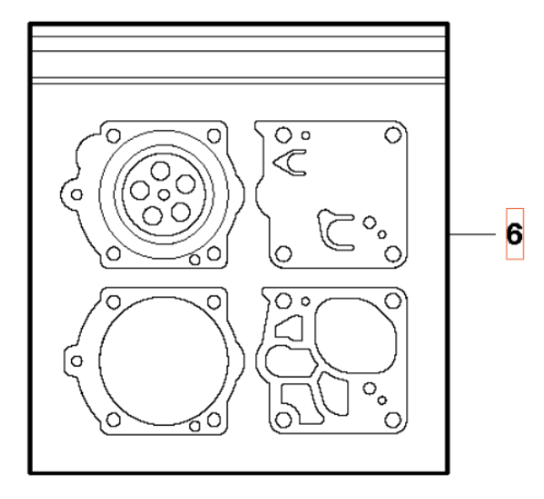 Kit de juntas para carburadores en el grupo  con GPLSHOP (5035974-03)