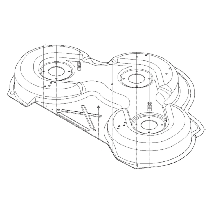 Cubierta de clip Kpl en el grupo Repuestos / Piezas de repuesto Rider / Piezas de repuesto Husqvarna Rider 422 TS AWD con GPLSHOP (5045699-01)
