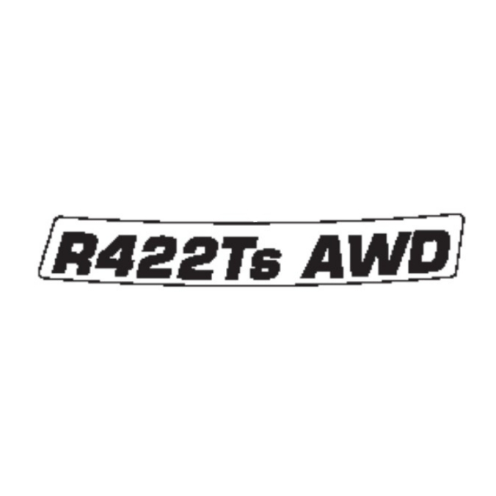 Calcomanía en el grupo Repuestos / Piezas de repuesto Rider / Piezas de repuesto Husqvarna Rider 422 TS AWD con GPLSHOP (5055144-03)
