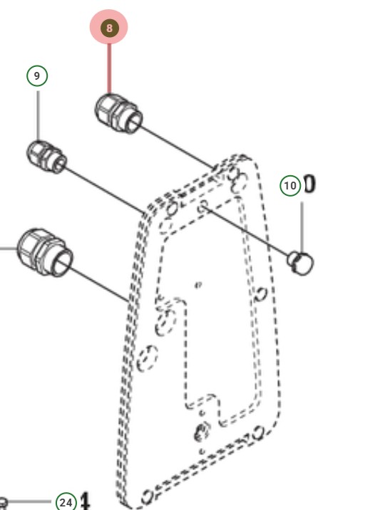 Entrada Cable M20X1.5 5055269-02 en el grupo  con GPLSHOP (5055269-02)