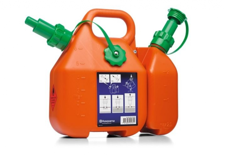 Husqvarna Bidón Combi 6L/2,5L en el grupo Productos forestales y para el jardín de Husqvarna / Husqvarna Lubricantes, Combustible y Equipos de Llenado / Aceite/Gasolina bidón con GPLSHOP (5056980-00)