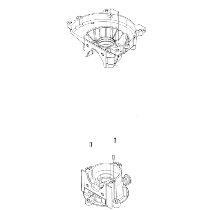 Cárter-C en el grupo Repuestos / Piezas de repuesto Cortasetos / Piezas de repuesto Husqvarna 226HD75S con GPLSHOP (5066384-01)