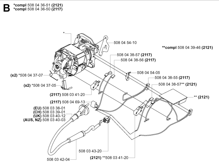 Motor 5080436-51 en el grupo  con GPLSHOP (5080436-51)