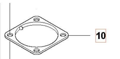 Cobertura 5141892-01 en el grupo Repuestos / Piezas de repuesto Desbrozadora / Piezas de repuesto Husqvarna 525RX/T con GPLSHOP (5141892-01)