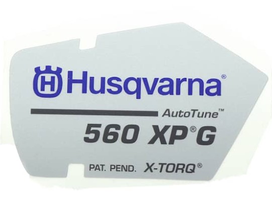 Calcomanía 560XPG 5230356-04 en el grupo Repuestos / Piezas de repuesto Motosierras / Piezas de repuesto Husqvarna 560XP/G con GPLSHOP (5230356-04)