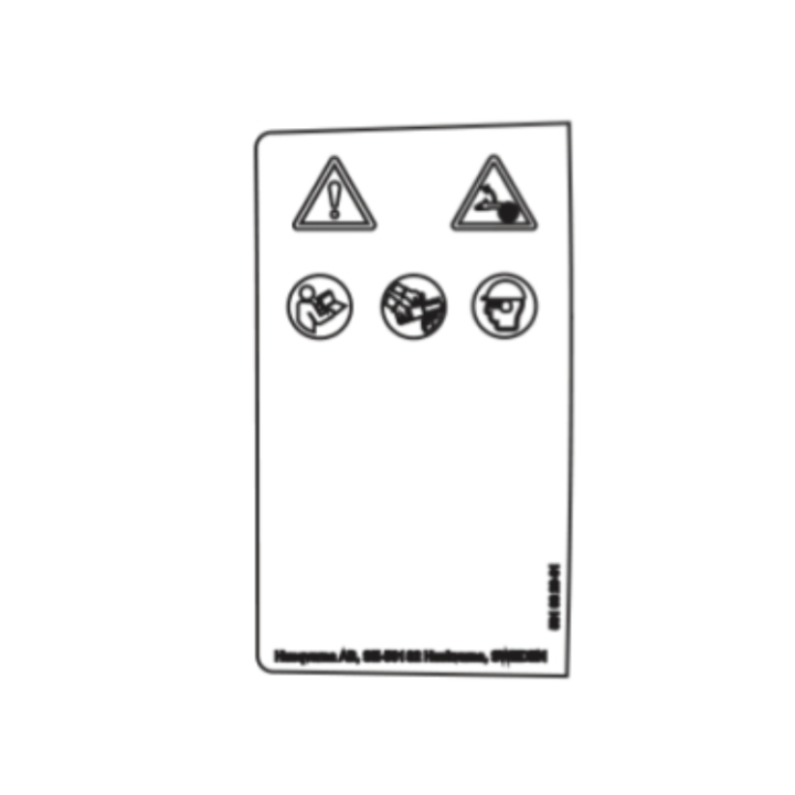 Advertencia de etiqueta 5310820-01 en el grupo Repuestos / Piezas de repuesto Motosierras / Piezas de repuesto Husqvarna 542i XPG con GPLSHOP (5310820-01)