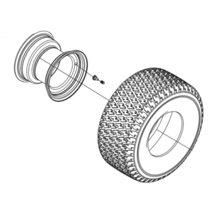 Juego de ruedas TS 112, TS 114, TC 215T, TC 220T, TS 112, TS 114, TS 215T, TS 217T en el grupo  con GPLSHOP (5311479-42)