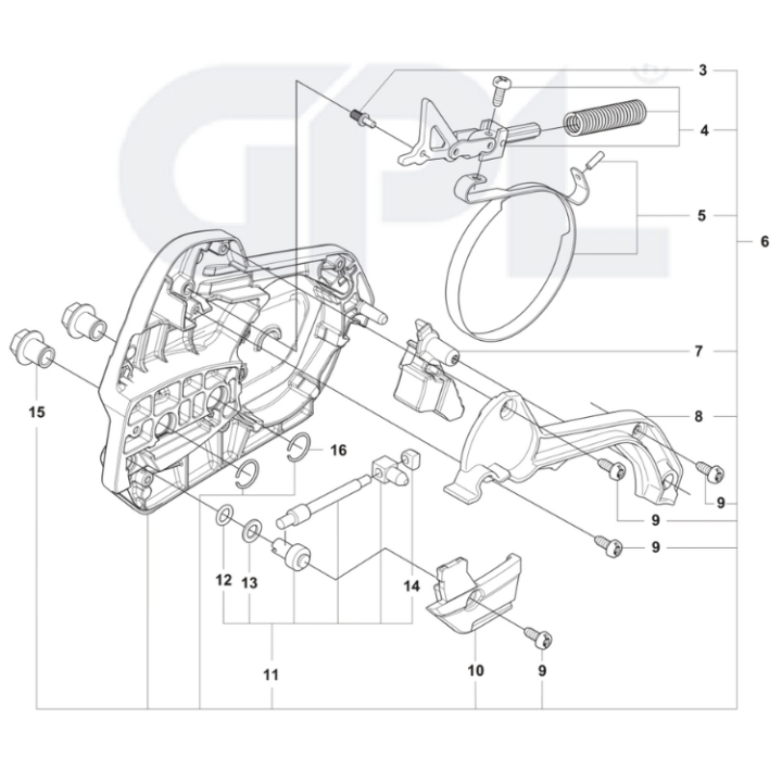 Tapa de embrague 564XPG en el grupo con GPLSHOP (5312667-01)