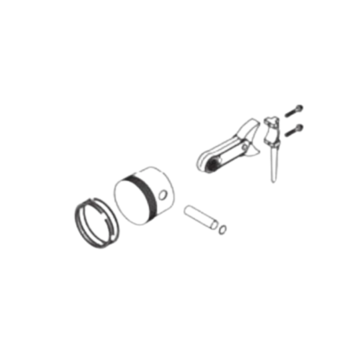Pistón Cpl 5324205-82 en el grupo Repuestos / Repuestos para Motoazadas Husqvarna / Piezas de repuesto Husqvarna TF224 con GPLSHOP (5324205-82)