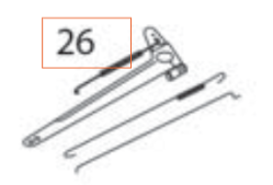 Brazo del gobernador 5324292-48 en el grupo Repuestos / Piezas de repuesto Husqvarna Quitanieves / Piezas de repuesto Husqvarna ST327P con GPLSHOP (5324292-48)