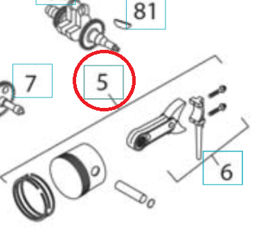 Pistón Kpl 5324293-15 en el grupo  con GPLSHOP (5324293-15)