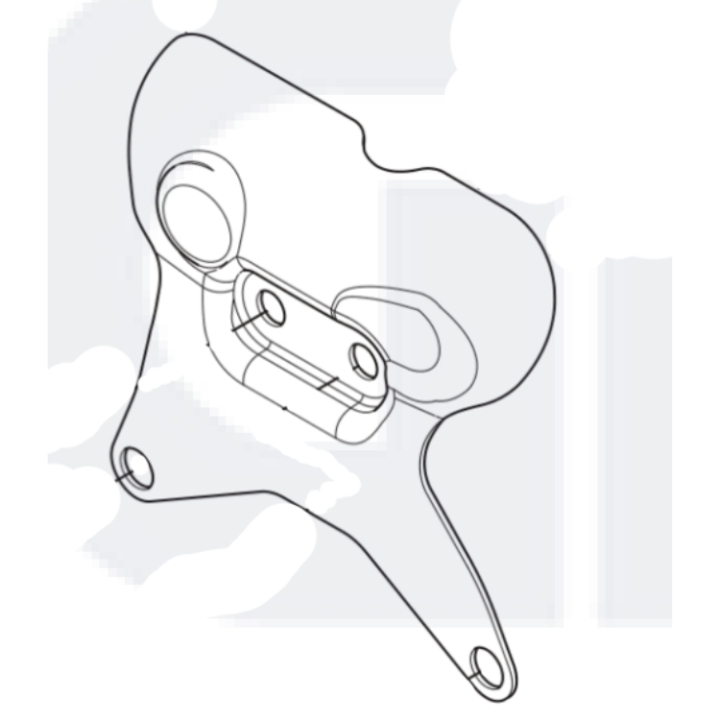 Soporte del silenciador en el grupo  con GPLSHOP (5361838-01)