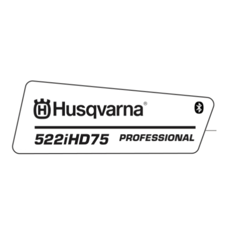 Calcomanía Producto Derecha 522Ihd75 W en el grupo Repuestos / Piezas de repuesto Cortasetos / Piezas de repuesto Husqvarna 522iHD75 con GPLSHOP (5362914-05)