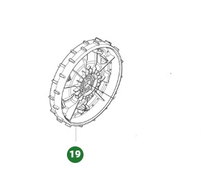 Rueda motriz Gardena Sileno Max, Sileno Free en el grupo Repuestos Robots Cortacésped / Piezas de repuesto Gardena Smart Sileno Max / Gardena Smart Sileno Max - 2025 con GPLSHOP (5368017-01)