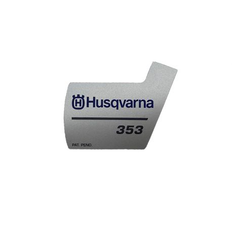 Calcomanía 5373705-10 en el grupo Repuestos / Piezas de repuesto Motosierras / Piezas de repuesto Husqvarna 353/G/E-tech/Triobrake con GPLSHOP (5373705-10)