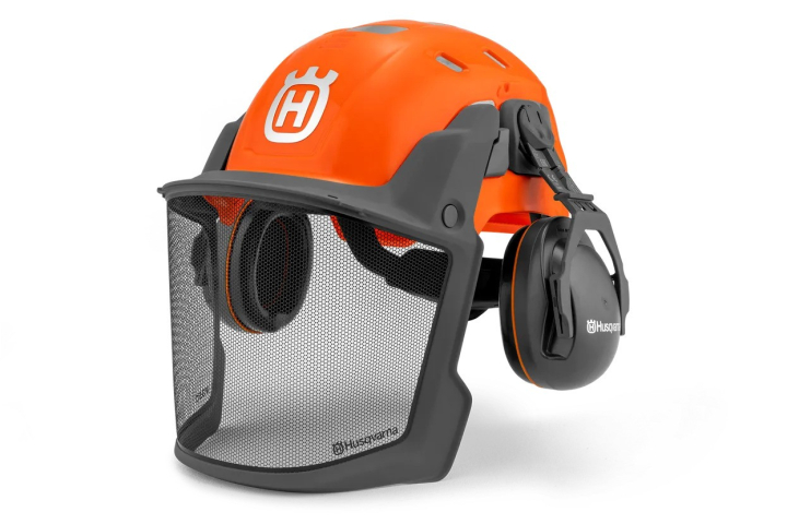 Casco forestal Husqvarna, Technical, naranja fluorescente en el grupo Productos forestales y para el jardín de Husqvarna / Husqvarna Ropa de trabajo/equipo / Casco Forestal con GPLSHOP (5376446-01)