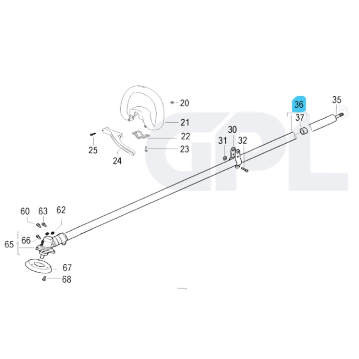Tubo De Montaje 5382424-42 en el grupo  con GPLSHOP (5382424-42)