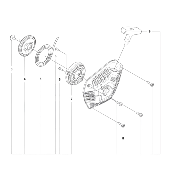 Arranque Husqvarna 564XP en el grupo  con GPLSHOP (5402235-01)