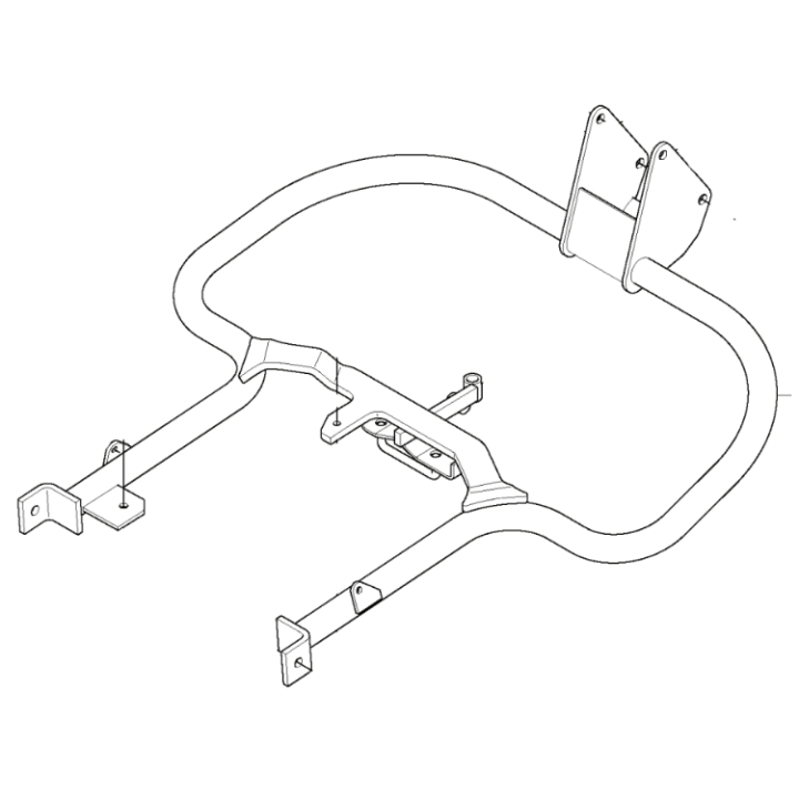 Marco en el grupo Repuestos / Piezas de repuesto Rider / Piezas de repuesto Husqvarna Rider 11C con GPLSHOP (5440674-01)