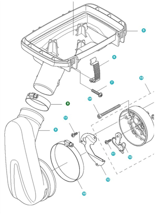 Abrazadera De La Manguera 5442719-01 en el grupo  con GPLSHOP (5442719-01)
