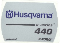 Calcomanía 5444636-01 en el grupo Repuestos / Piezas de repuesto Motosierras / Piezas de repuesto Husqvarna 440E/Triobrake con GPLSHOP (5444636-01)