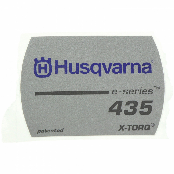 Calcomanía 5444636-02 en el grupo Repuestos / Piezas de repuesto Motosierras / Piezas de repuesto Husqvarna 435/E con GPLSHOP (5444636-02)