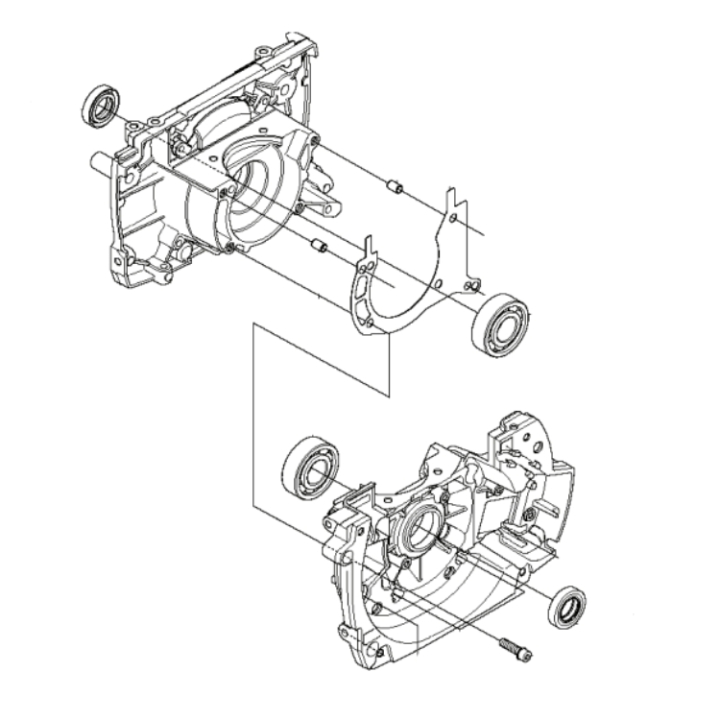 Cárter 5449525-03 en el grupo Repuestos / Piezas de repuesto Desbrozadora / Piezas de repuesto Husqvarna 555RXT con GPLSHOP (5449525-03)