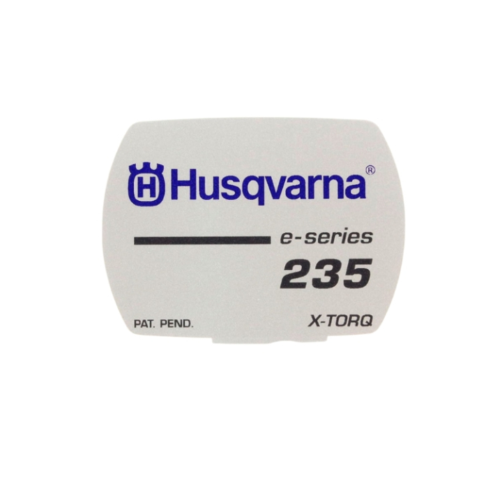 Calcomanía 235E 5451185-02 en el grupo Repuestos / Piezas de repuesto Motosierras / Piezas de repuesto Husqvarna 235/E con GPLSHOP (5451185-02)