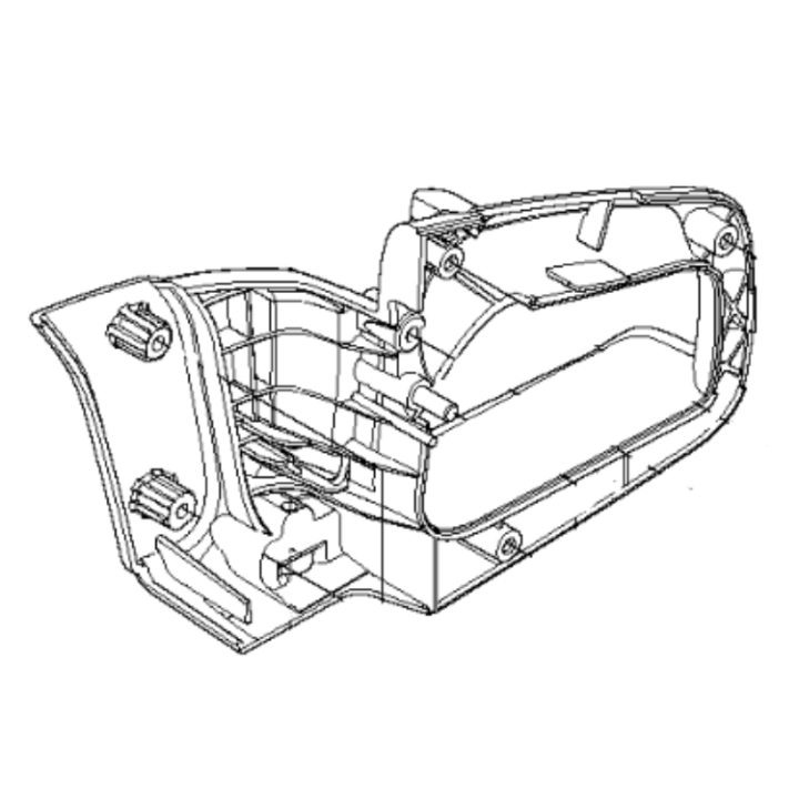 Mango trasero 5452154-01 en el grupo Repuestos / Piezas de repuesto Motosierras / Piezas de repuesto Husqvarna 240/E/Triobrake con GPLSHOP (5452154-01)