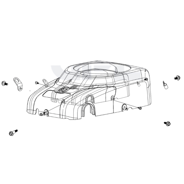 Versión de fan en el grupo Repuestos / Piezas de repuesto Rider / Piezas de repuesto Husqvarna Rider 214C con GPLSHOP (5460295-01)