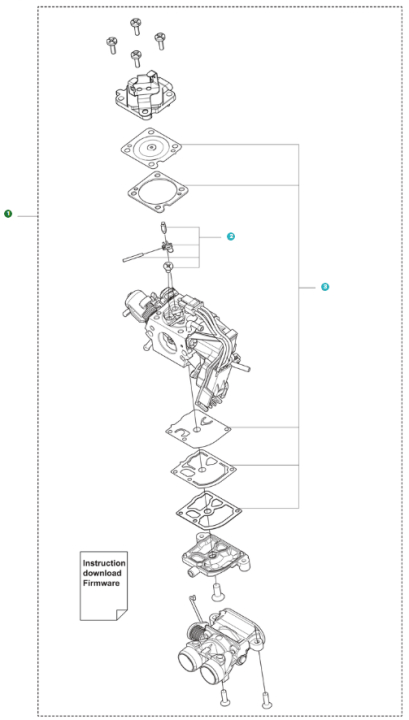 Kit Carburador 560/562Mkii 5461482-01 en el grupo con GPLSHOP (5461482-01)