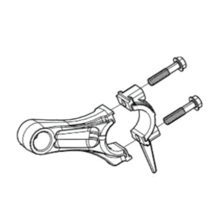 Kit de biela en el grupo Repuestos / Repuestos para Motoazadas Husqvarna / Piezas de repuesto Husqvarna TF120 con GPLSHOP (5464901-01)