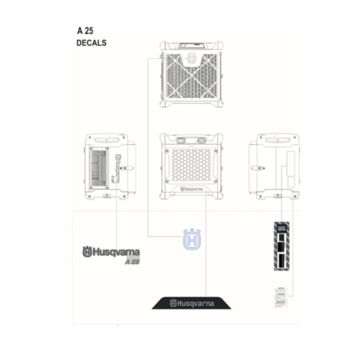 Kit de adhesivos A25 EU/ROW en el grupo con GPLSHOP (5478508-01)