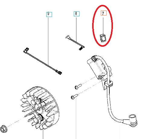 Cambiar 5742264-01 en el grupo Repuestos / Piezas de repuesto Motosierras / Piezas de repuesto Husqvarna 120/E con GPLSHOP (5742264-01)