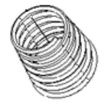 Primavera en el grupo Repuestos / Piezas de repuesto Desbrozadora / Piezas de repuesto Husqvarna 136LiL con GPLSHOP (5744721-01)