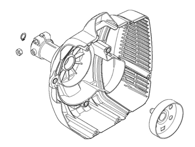 Tapa de embrague Kpl en el grupo Repuestos / Piezas de repuesto Desbrozadora / Piezas de repuesto Husqvarna 122C con GPLSHOP (5747942-01)