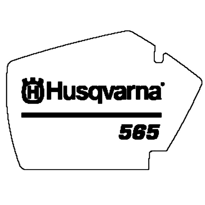 Calcomanía 5753964-03 en el grupo Repuestos / Piezas de repuesto Motosierras / Piezas de repuesto Husqvarna 565 con GPLSHOP (5753964-03)