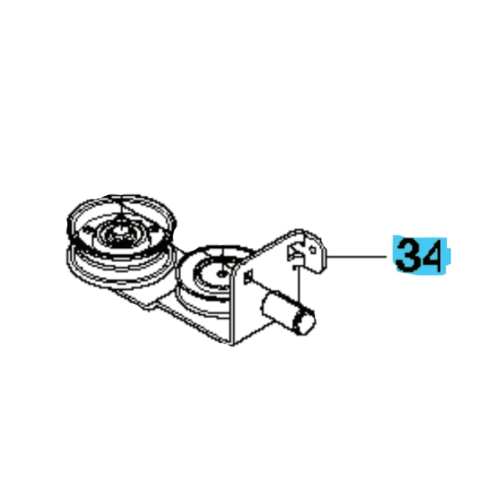 Adjunto 5764667-01 en el grupo Repuestos / Repuestos para tractores cortacésped McCulloch / Piezas de repuesto McCulloch M125-85FH con GPLSHOP (5764667-01)