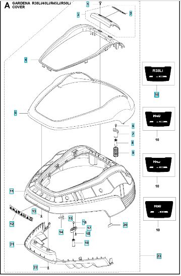 Sistema De Carrocería R50Li 5779553-08 en el grupo  con GPLSHOP (5779553-08)