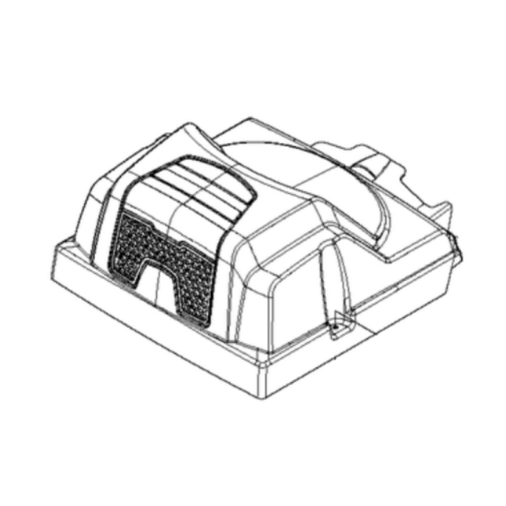 Funda completa negra a partir del año 2014 en el grupo Repuestos / Piezas de repuesto Jonsered Rider / Piezas de repuesto Jonsered FR 2113 MA con GPLSHOP (5782613-05)