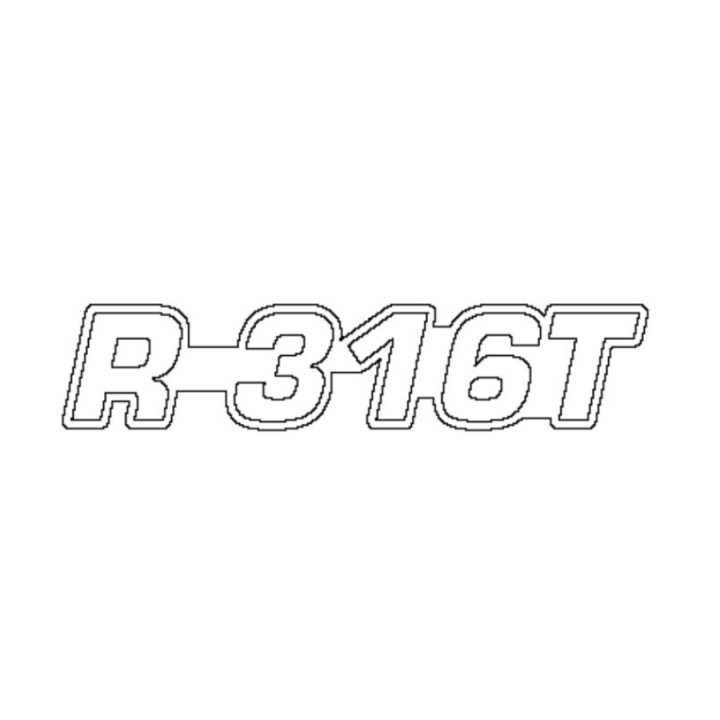 Calcomanía en el grupo Repuestos / Piezas de repuesto Rider / Piezas de repuesto Husqvarna Rider 316T con GPLSHOP (5783645-07)