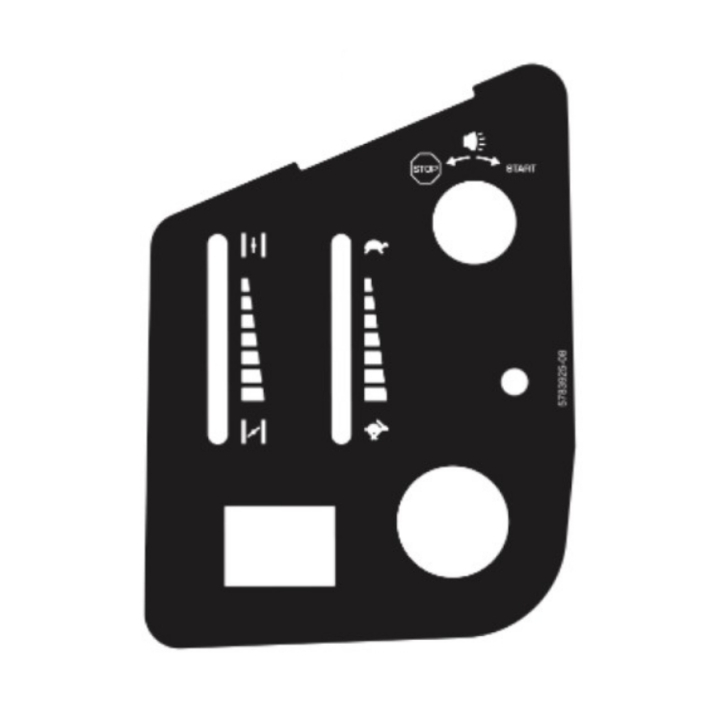 Panel de control de calcomanías en el grupo Repuestos / Piezas de repuesto Rider / Piezas de repuesto Husqvarna Rider 316TX AWD con GPLSHOP (5783925-08)