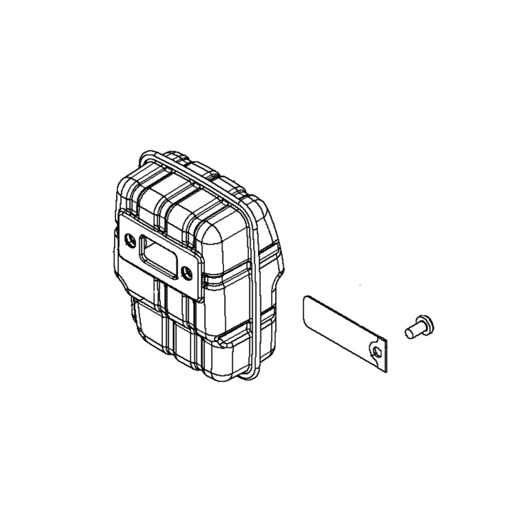 Silenciador Kpl en el grupo Repuestos / Piezas de repuesto Cortasetos / Piezas de repuesto Husqvarna 325HE4 con GPLSHOP (5805236-02)