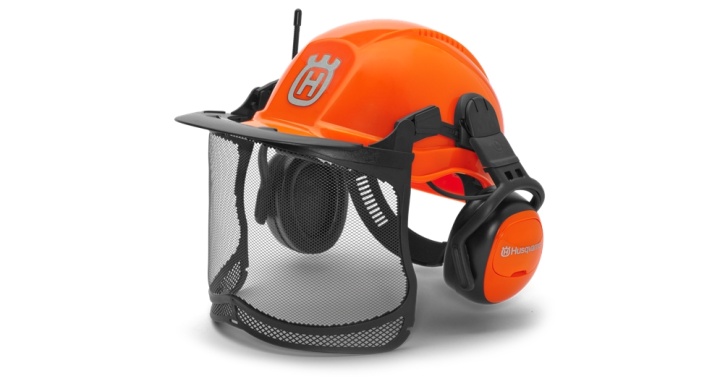 Casco Forestal Husqvarna Functional - FM radio en el grupo Productos forestales y para el jardín de Husqvarna / Husqvarna Ropa de trabajo/equipo / Casco Forestal con GPLSHOP (5810407-01)