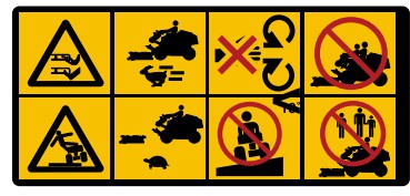 Pegatinas de arranque/advertencia P525D y P520 en el grupo  con GPLSHOP (5825700-05)