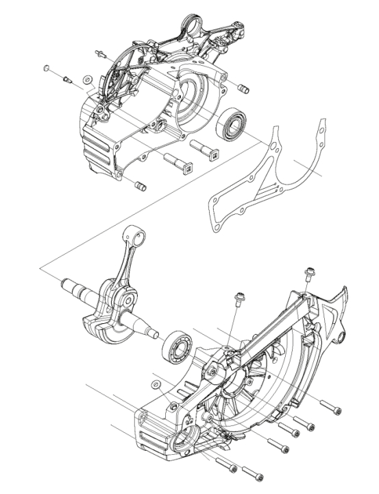 Bloque Corto Cigüeñal H565 5827520-02 en el grupo Repuestos / Piezas de repuesto Motosierras / Piezas de repuesto Husqvarna 565 con GPLSHOP (5827520-02)