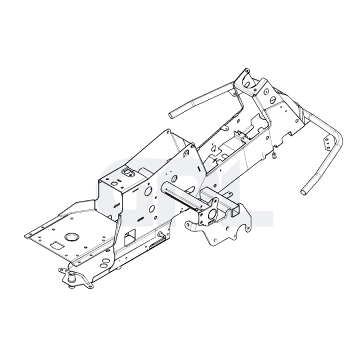 Chasis Awd Negro en el grupo Repuestos / Piezas de repuesto Jonsered Rider / Piezas de repuesto Jonsered FR 2216 MA 4x4 con GPLSHOP (5827582-03)